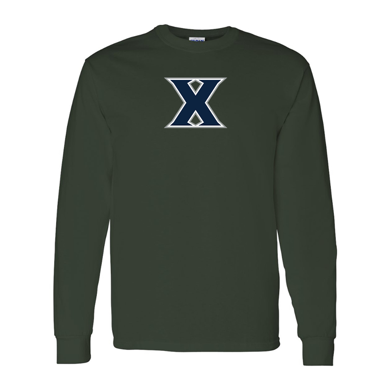 Men's Xavier Musketeers Gildan Heavy Cotton Long Sleeve T-Shirt