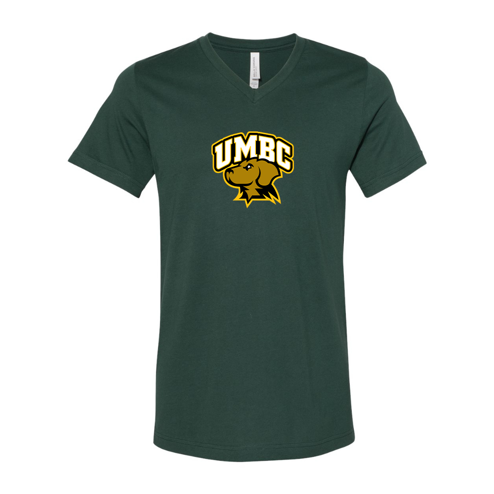 UMBC Retrievers BELLA  CANVAS - Jersey V-Neck T-Shirt