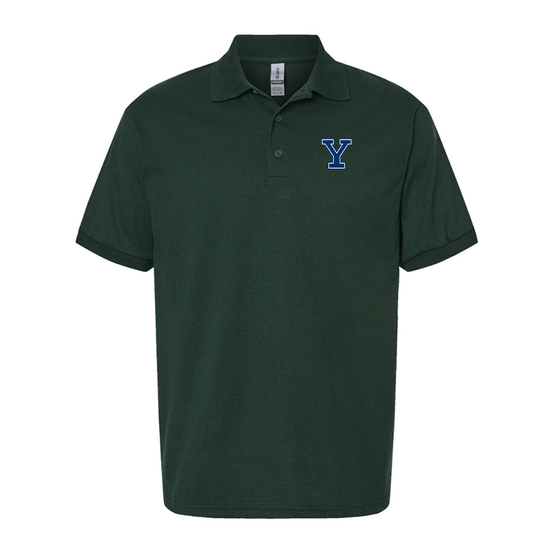 Men's Yale Bulldogs Gildan Dry Blend Jersey Polo