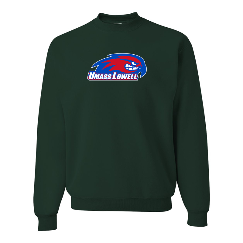 Men's UMass Lowell River Hawks  JERZEES NuBlend Crewneck Sweatshirt