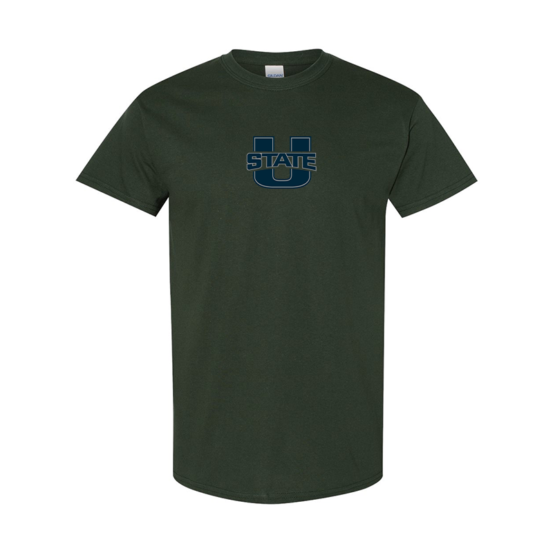 Men's Utah State Aggies Gildan Heavy Cotton T-Shirt