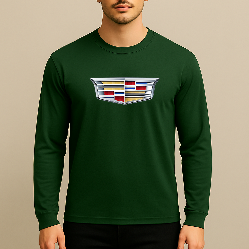 Men’s Cadillac Car Long Sleeve T-Shirt