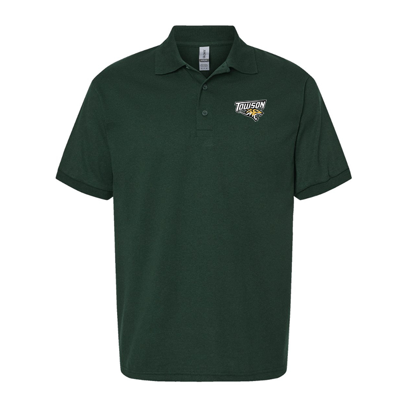 Men's Towson Tigers Gildan Dry Blend Jersey Polo