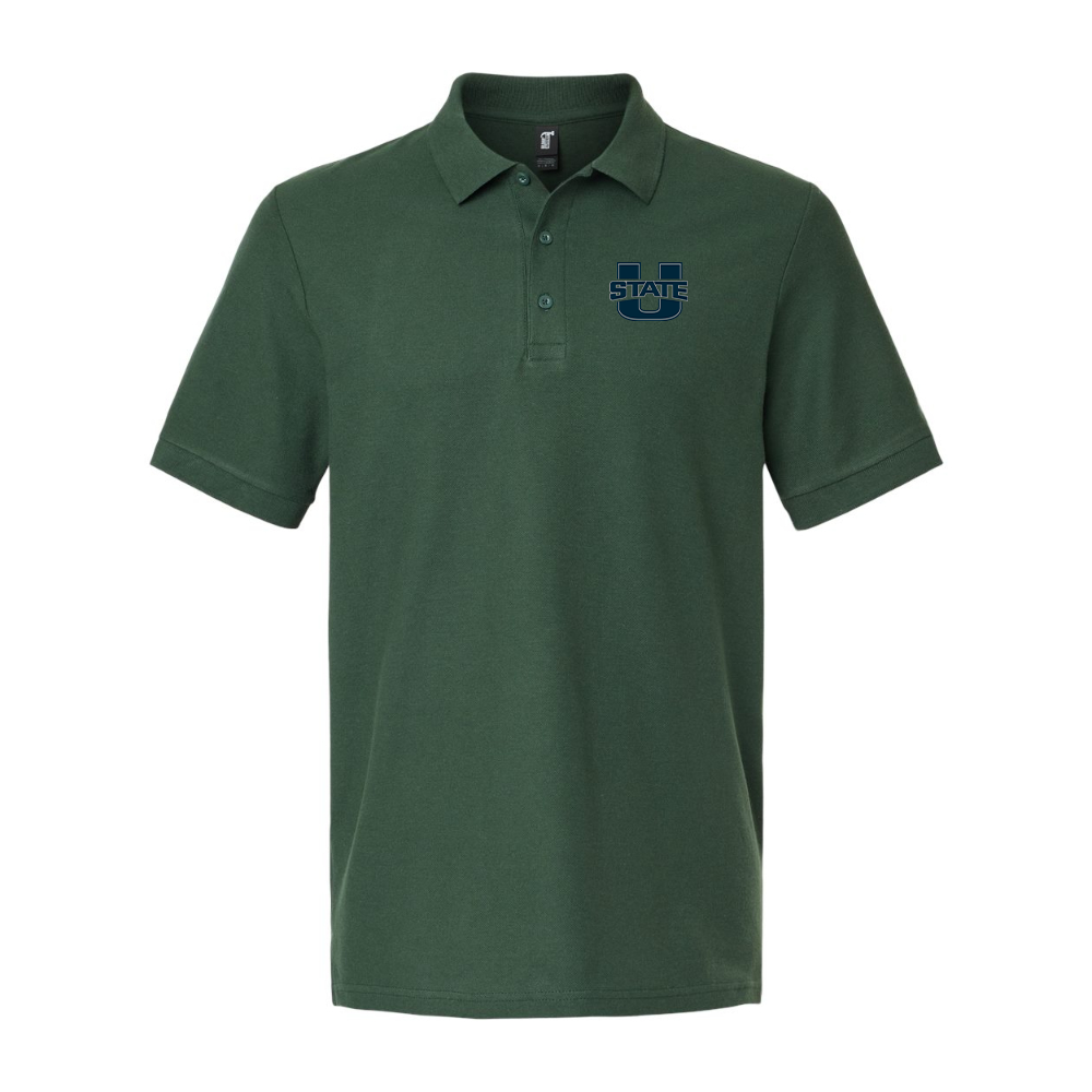 Men's Utah State Aggies Gildan Hammer Pique Polo