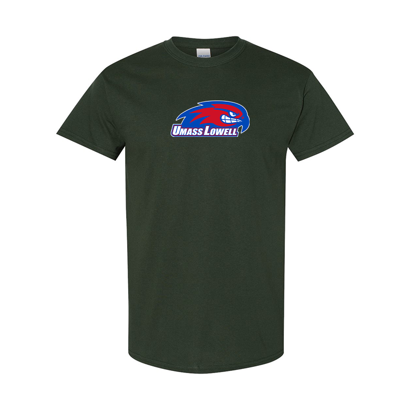 Men's  UMass Lowell River Hawks Gildan Heavy Cotton T-Shirt