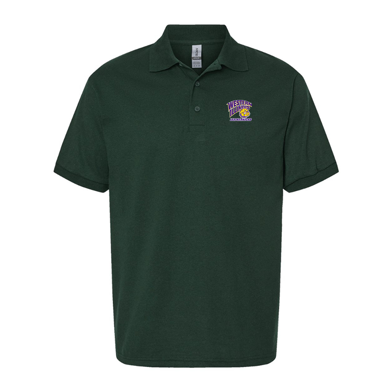 Men's Western Illinois Leathernecks Gildan Dry Blend Jersey Polo
