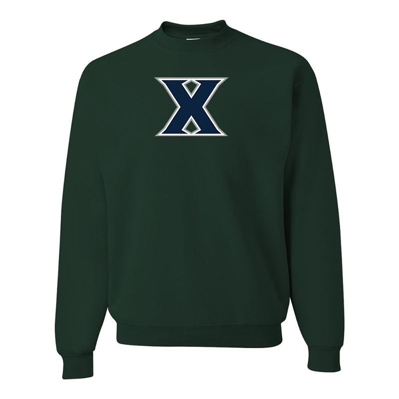 Men's Xavier Musketeers JERZEES NuBlend Crewneck Sweatshirt