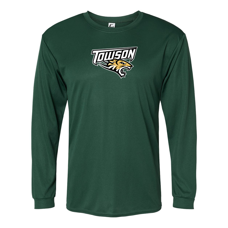 Men's Towson Tigers Performance Long Sleeve T-Shirt