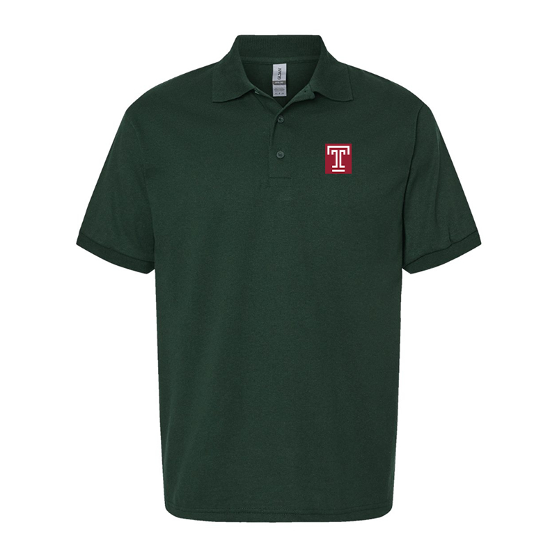 Men's Temple Owls Gildan Dry Blend Jersey Polo