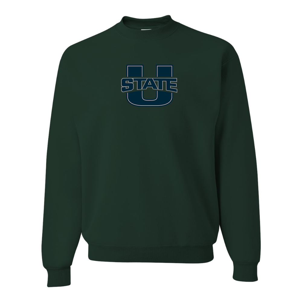 Men's Utah State Aggies JERZEES NuBlend Crewneck Sweatshirt