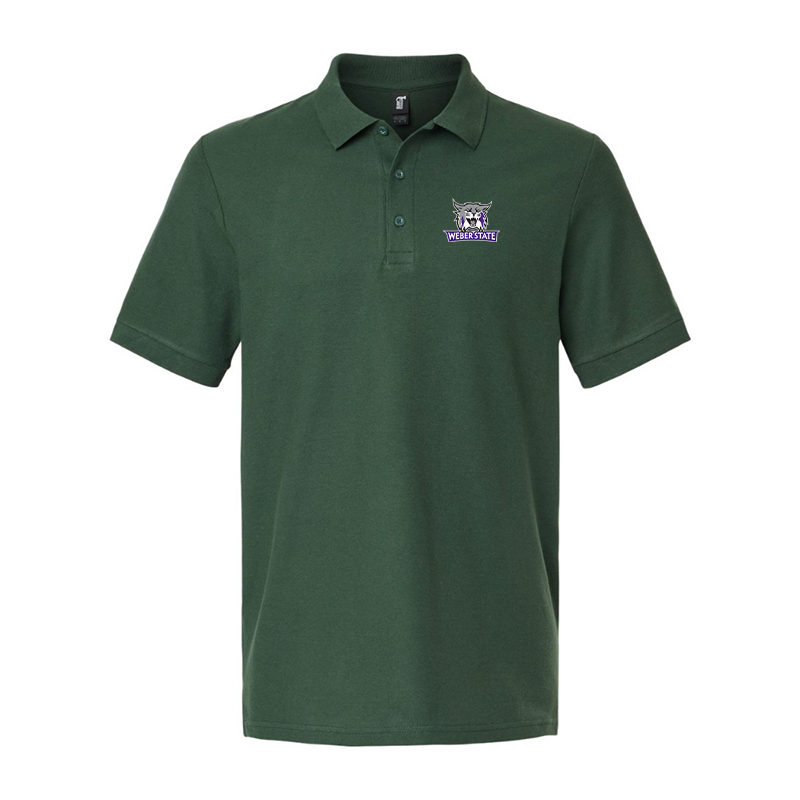 Men's Weber State Wildcats Gildan Hammer Pique Polo