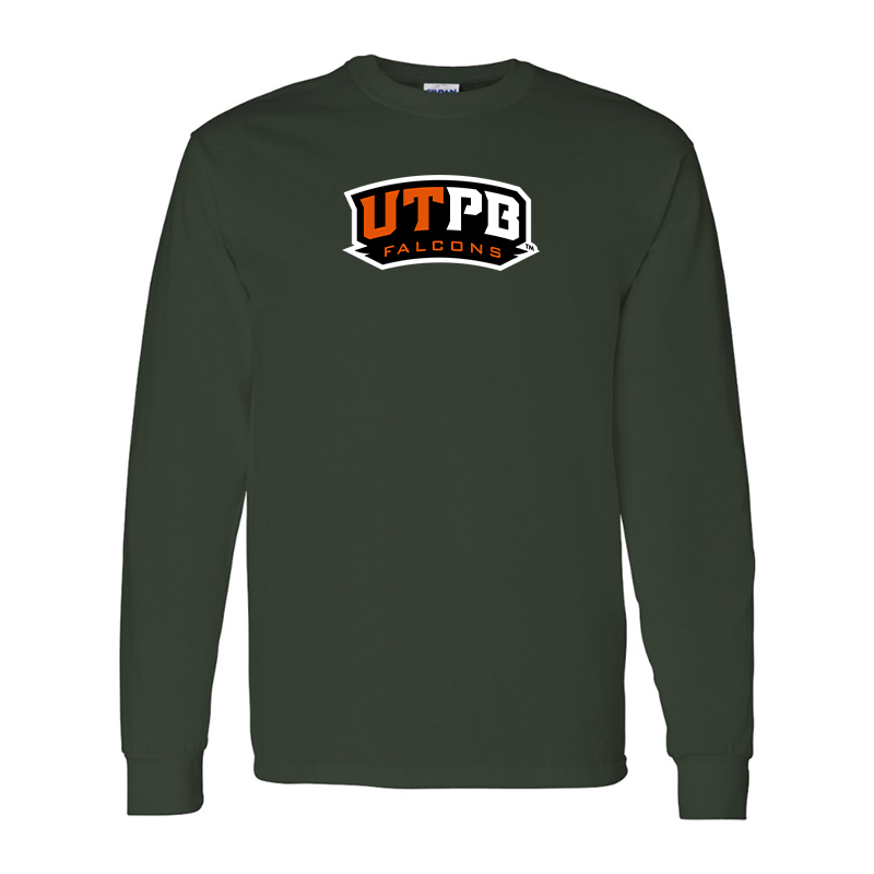 Men's  UTPB Falcons Gildan Heavy Cotton Long Sleeve T-Shirt