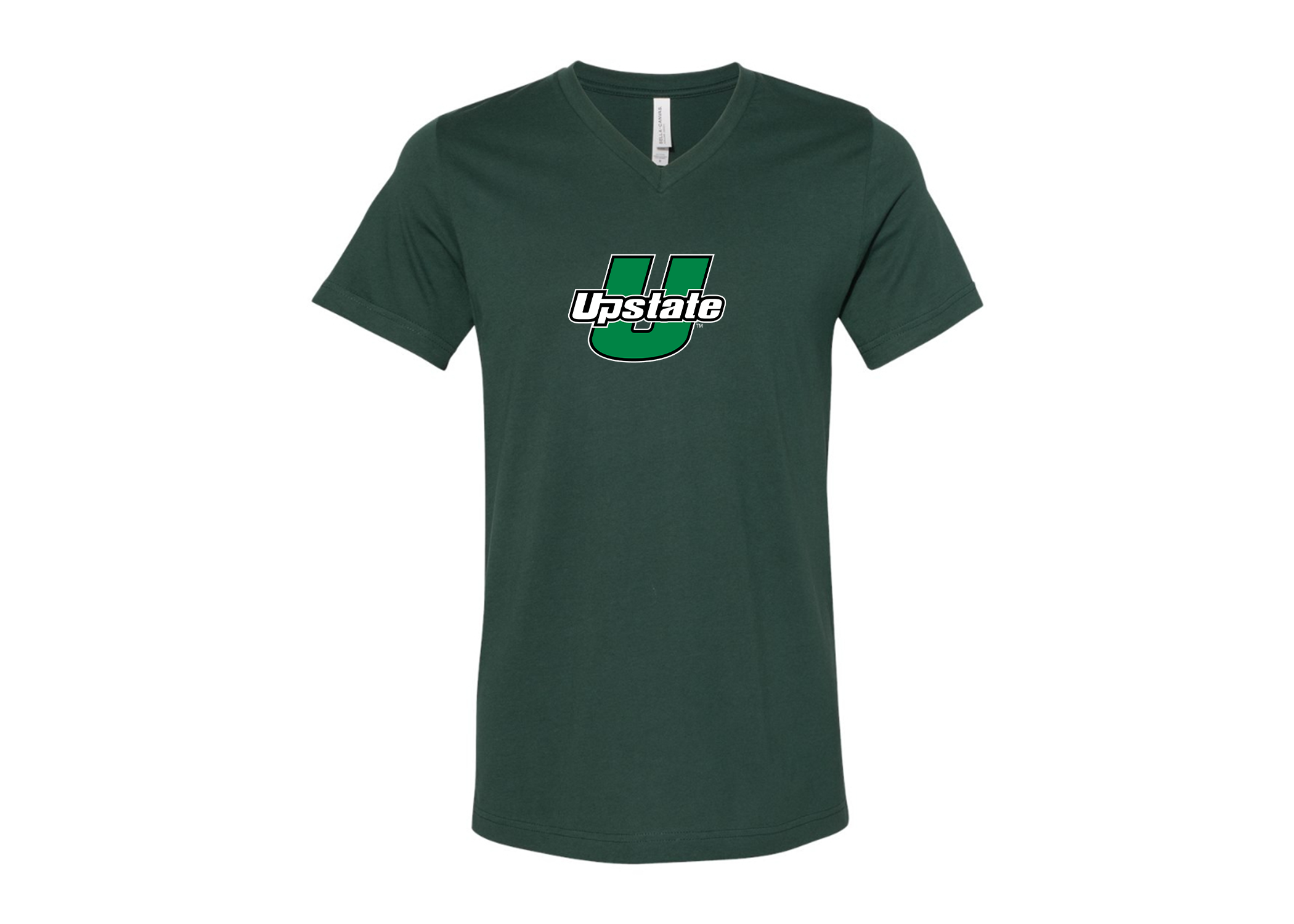 USC Upstate Spartans BELLA  CANVAS - Jersey V-Neck T-Shirt