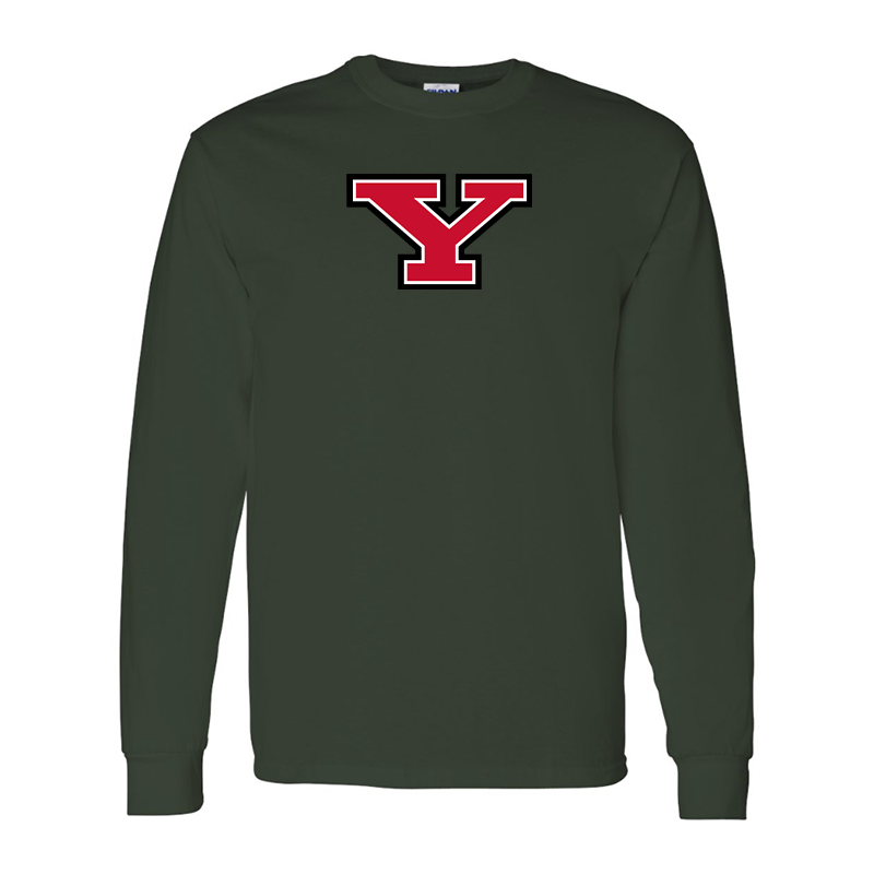 Men's Youngstown State Penguins Gildan Heavy Cotton Long Sleeve T-Shirt