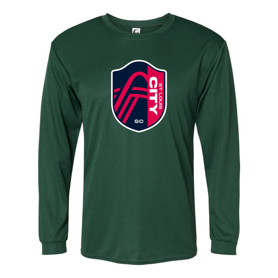 Men's St. Louis City Soccer Performance Long Sleeve T-Shirt