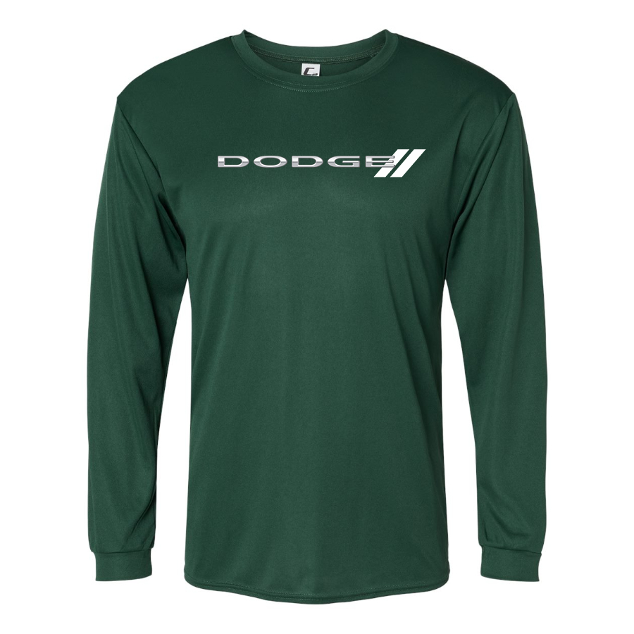 Men's  Dodge Car  Polyester Long Sleeve T-Shirt