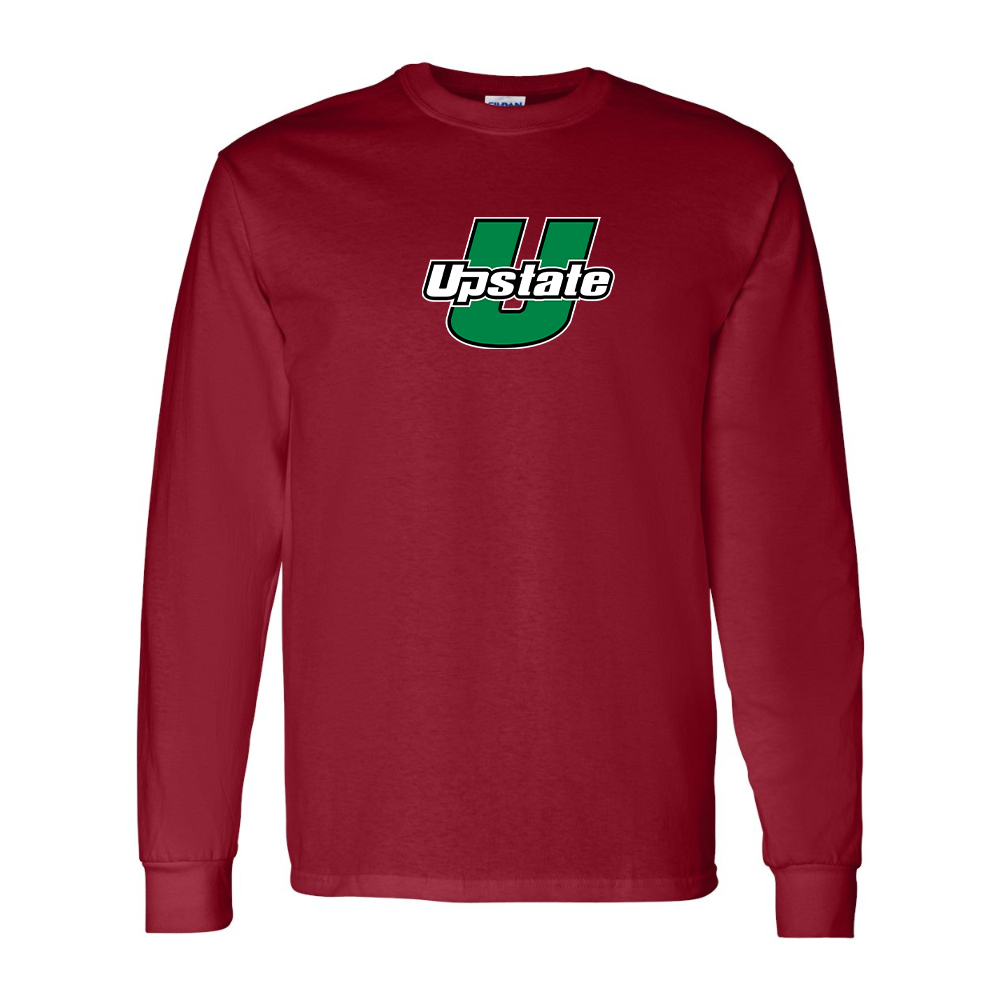 Men's USC Upstate Spartans Gildan Heavy Cotton Long Sleeve T-Shirt