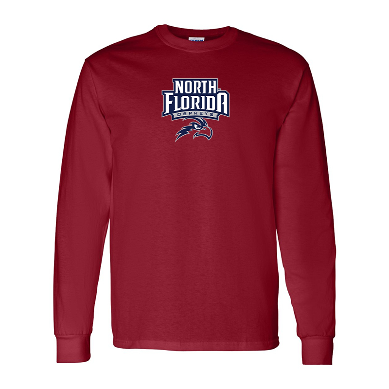 Men's  UNF Ospreys  Gildan Heavy Cotton Long Sleeve T-Shirt