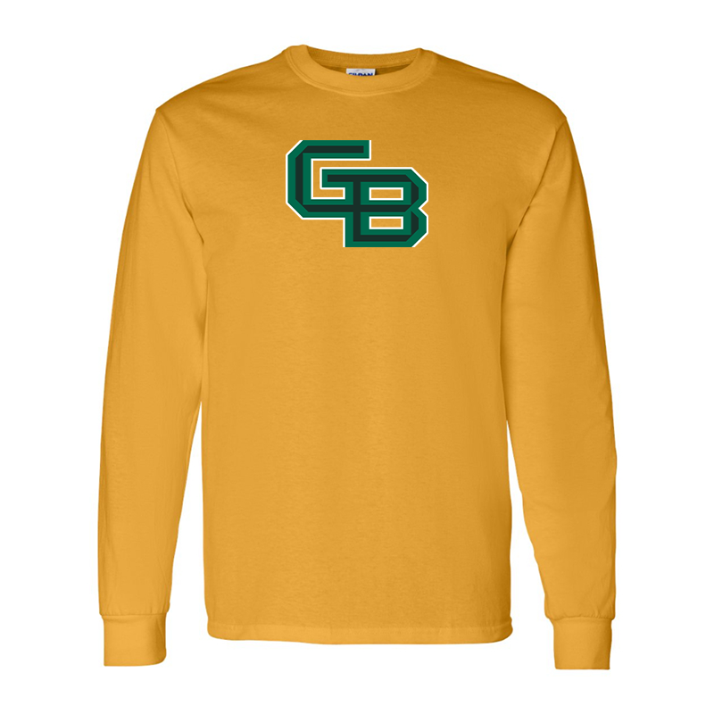 Men's Wisconsin Green Bay Phoenix Gildan Heavy Cotton Long Sleeve T-Shirt