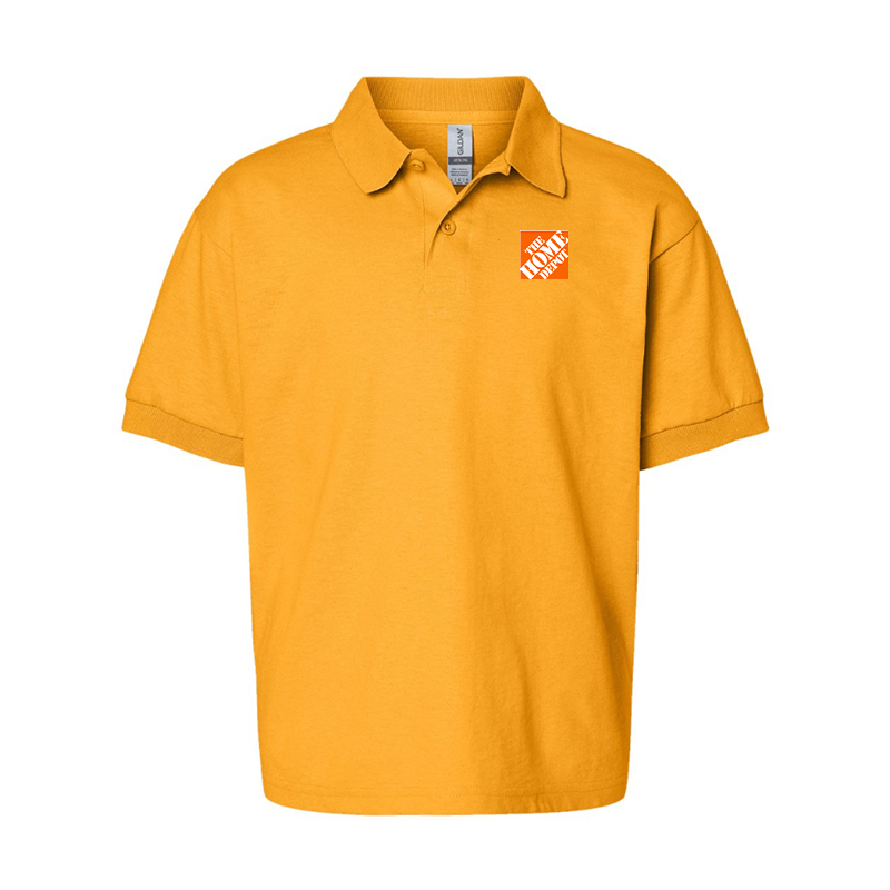 Youth The Home Depot Gildan Dry Blend Jersey Polo