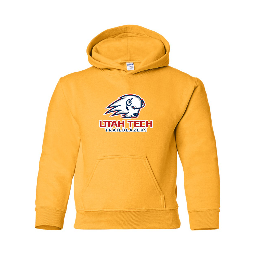 Youth Utah Tech Trailblazers  Gildan Heavy Blend  Hooded Sweatshirt