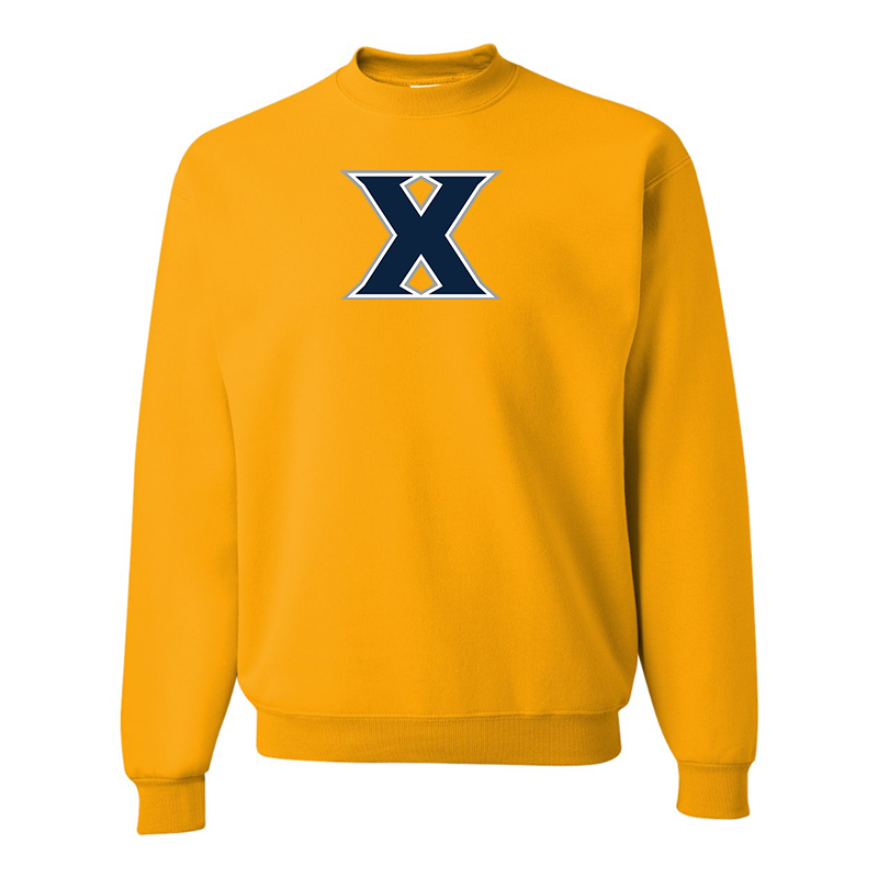 Men's Xavier Musketeers JERZEES NuBlend Crewneck Sweatshirt