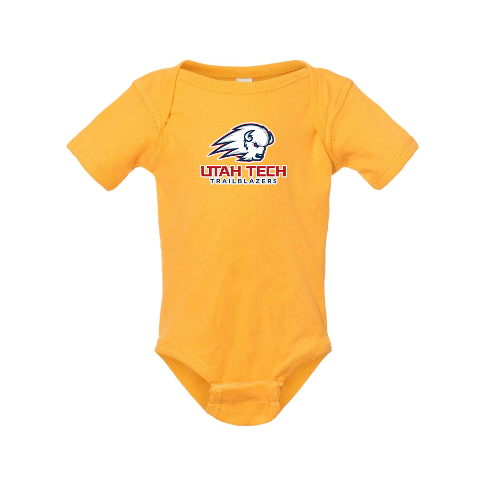 Utah Tech Trailblazers Rabbit Skins Infant Baby Rib Bodysuit