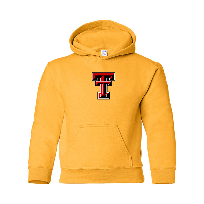 Youth Texas Tech Red Raiders  Gildan Heavy Blend  Hooded Sweatshirt