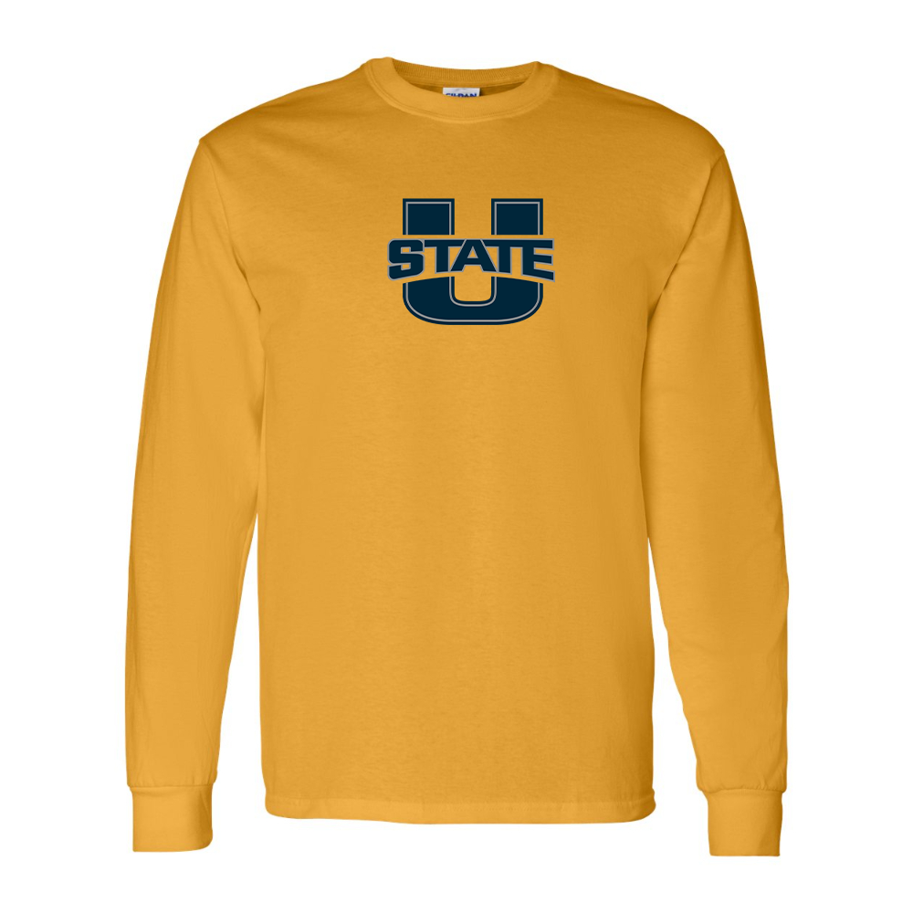 Men's Utah State Aggies Gildan Heavy Cotton Long Sleeve T-Shirt