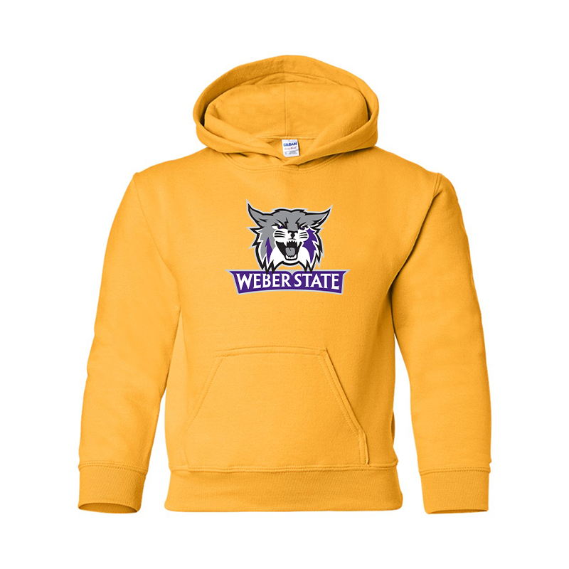 Youth Weber State Wildcats Gildan Heavy Blend  Hooded Sweatshirt