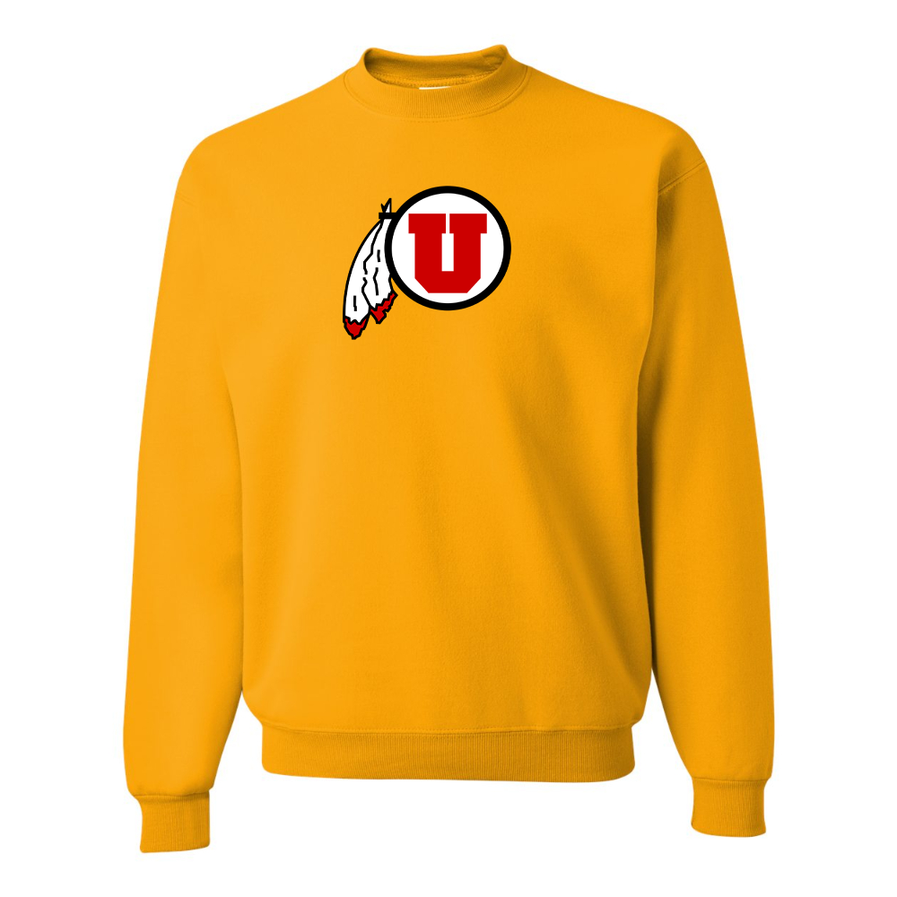 Men's Utah Utes JERZEES NuBlend Crewneck Sweatshirt