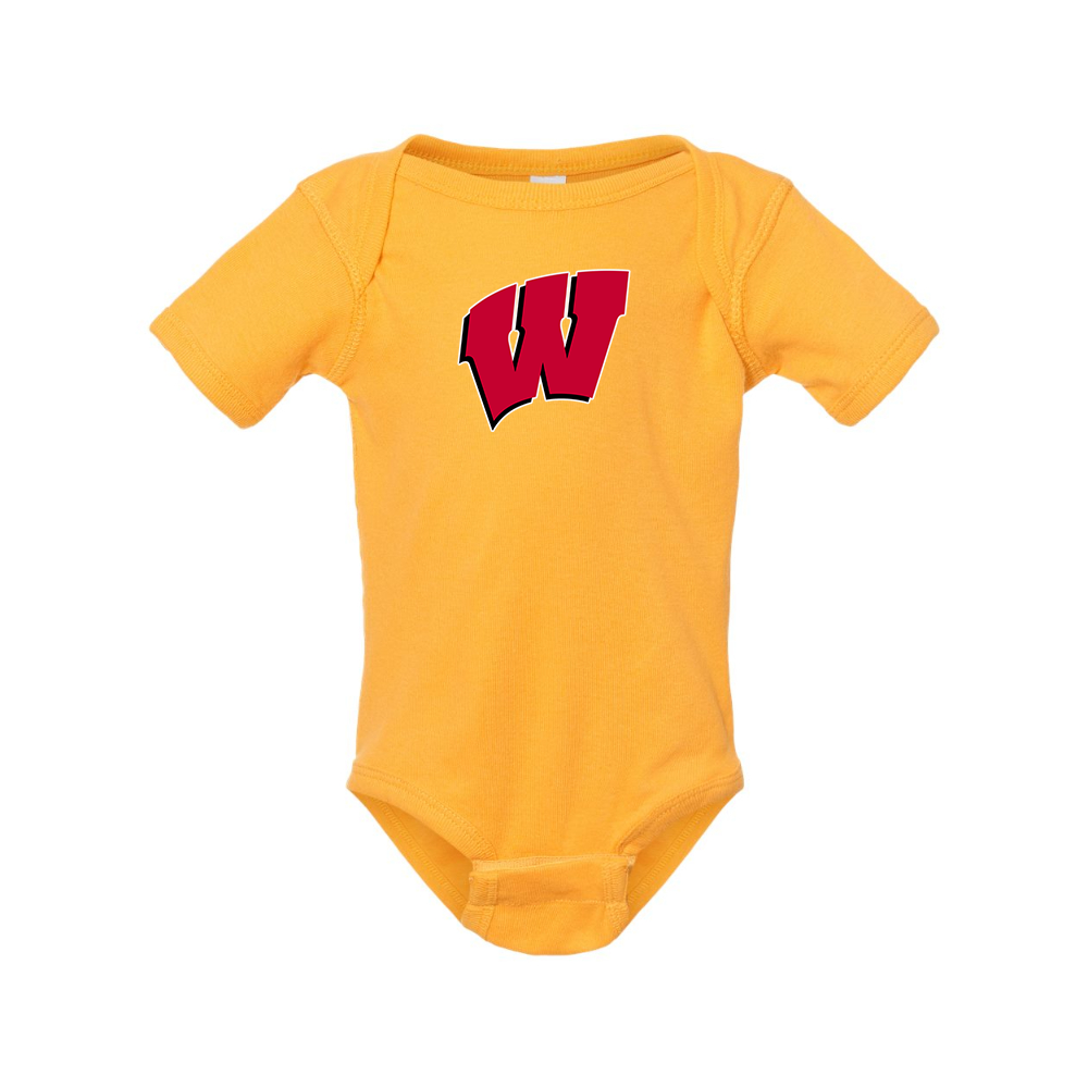 Wisconsin Badgers Rabbit Skins Infant Baby Rib Bodysuit