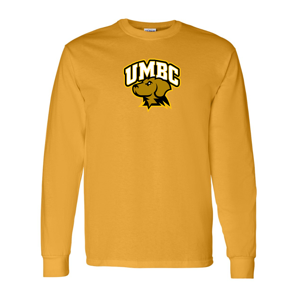 Men's  UMBC Retrievers Gildan Heavy Cotton Long Sleeve T-Shirt