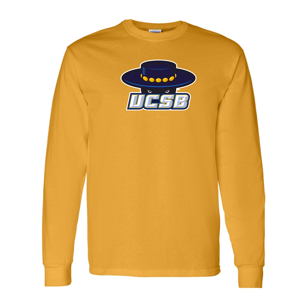 Men's UCSB Gauchos Gildan Heavy Cotton Long Sleeve T-Shirt