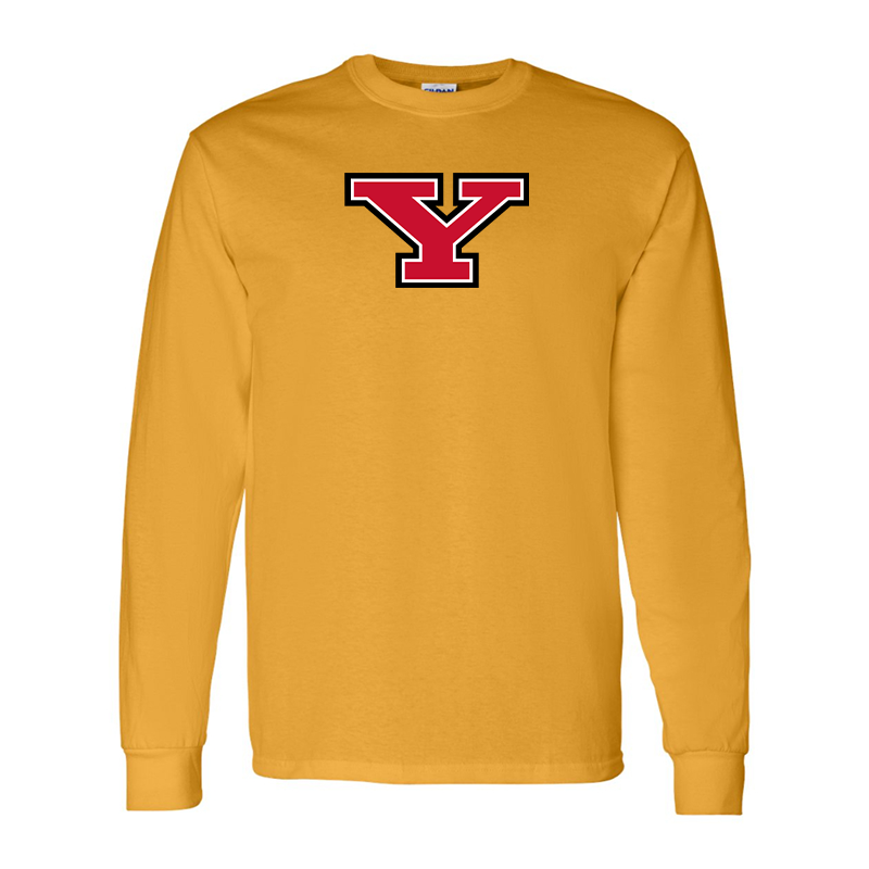 Men's Youngstown State Penguins Gildan Heavy Cotton Long Sleeve T-Shirt