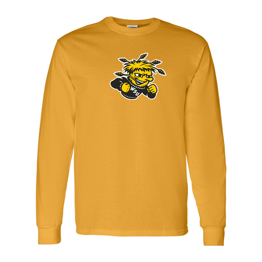 Men's Wichita State Shockers  Gildan Heavy Cotton Long Sleeve T-Shirt