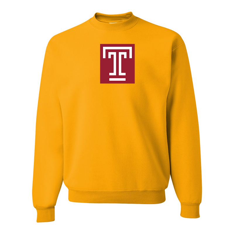 Men's Temple Owls  JERZEES NuBlend Crewneck Sweatshirt