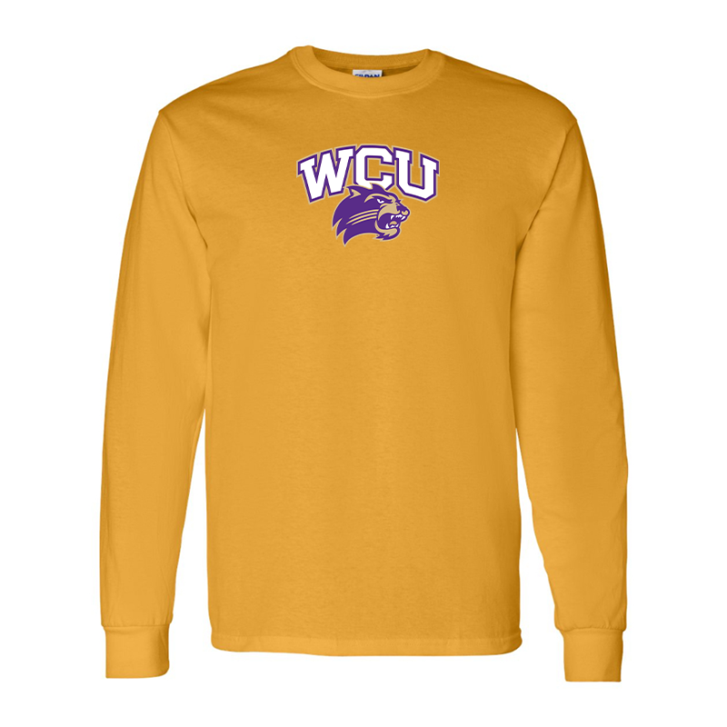 Men's Western Carolina Catamounts Gildan Heavy Cotton Long Sleeve T-Shirt