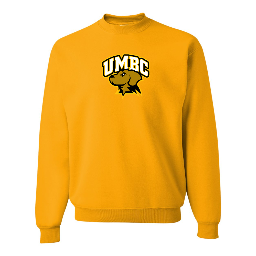 Men's UMBC Retrievers JERZEES NuBlend Crewneck Sweatshirt