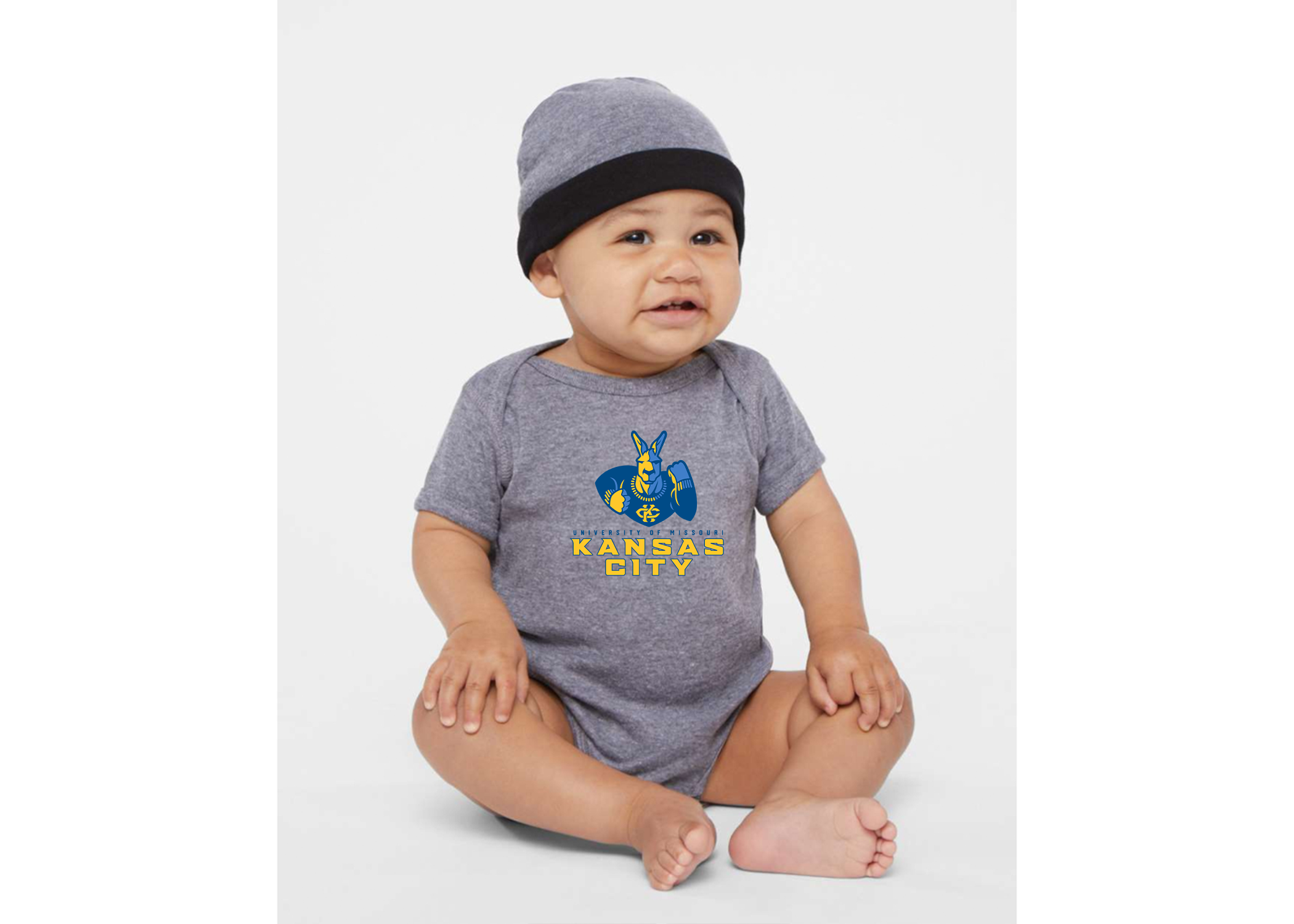 UMKC Kangaroos Rabbit Skins Infant Baby Rib Bodysuit