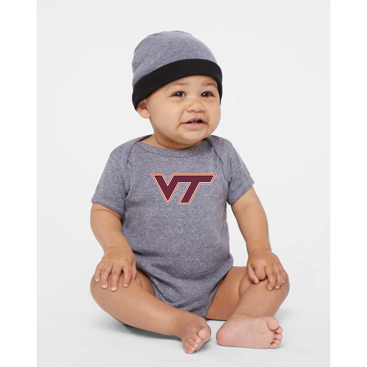 Virginia Tech Hokies  Rabbit Skins Infant Baby Rib Bodysuit