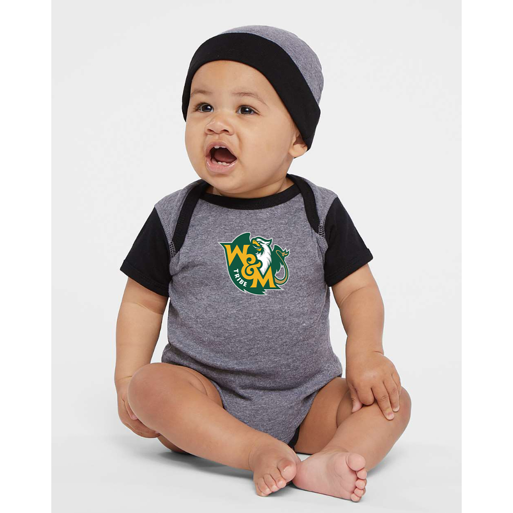 William and Mary Tribe  Rabbit Skins Infant Baby Rib Bodysuit
