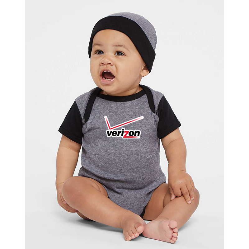 Verizon Wireless Rabbit Skins Infant Baby Rib Bodysuit