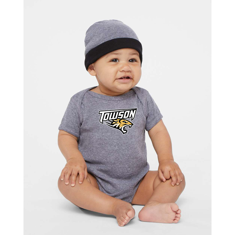 Towson Tigers Rabbit Skins Infant Baby Rib Bodysuit