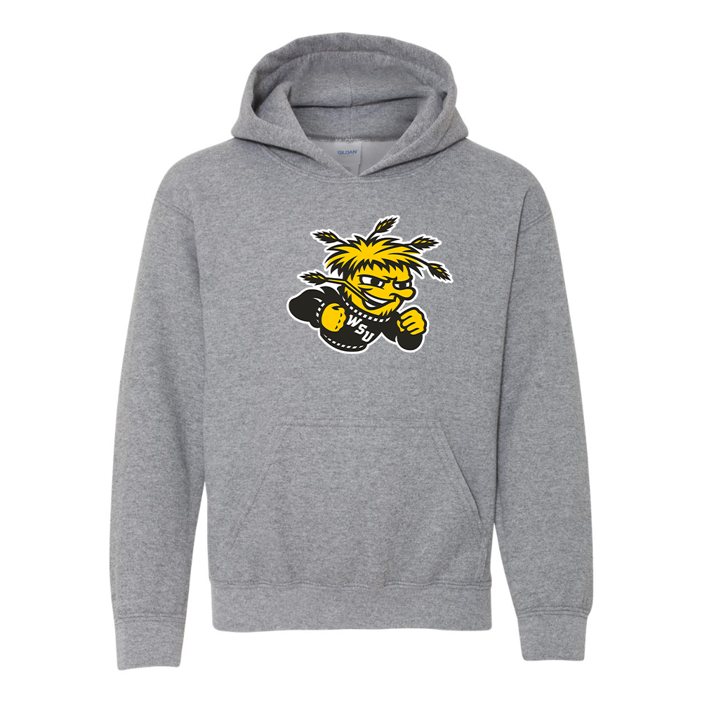 Youth Wichita State Shockers  Gildan Heavy Blend  Hooded Sweatshirt