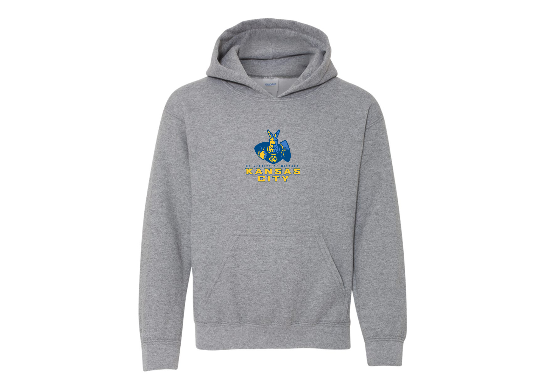 Youth UMKC Kangaroos Gildan Heavy Blend  Hooded Sweatshirt