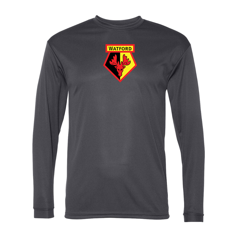 Men's Watford Soccer Performance Long Sleeve T-Shirt