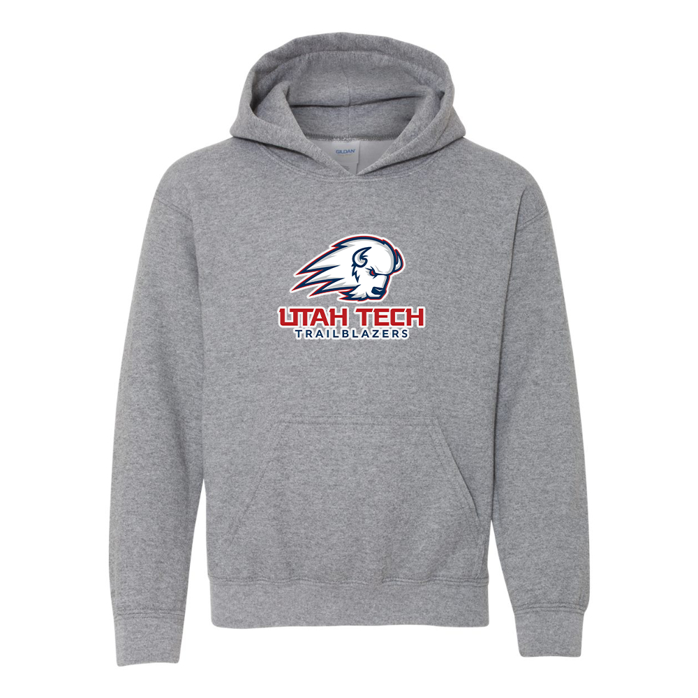Youth Utah Tech Trailblazers  Gildan Heavy Blend  Hooded Sweatshirt