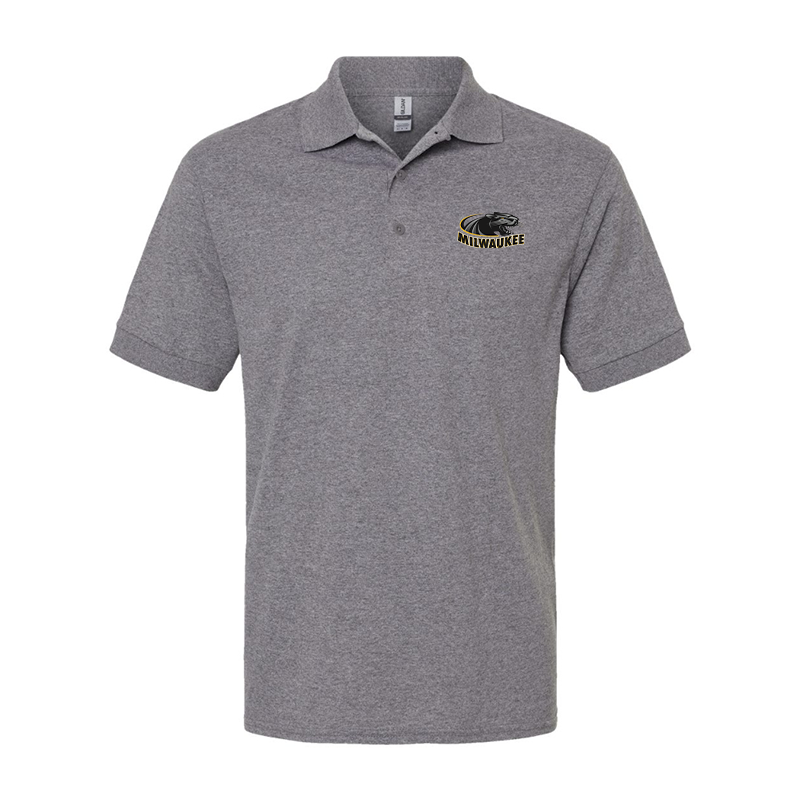 Men's Wisconsin Milwaukee Panthers Gildan Dry Blend Jersey Polo