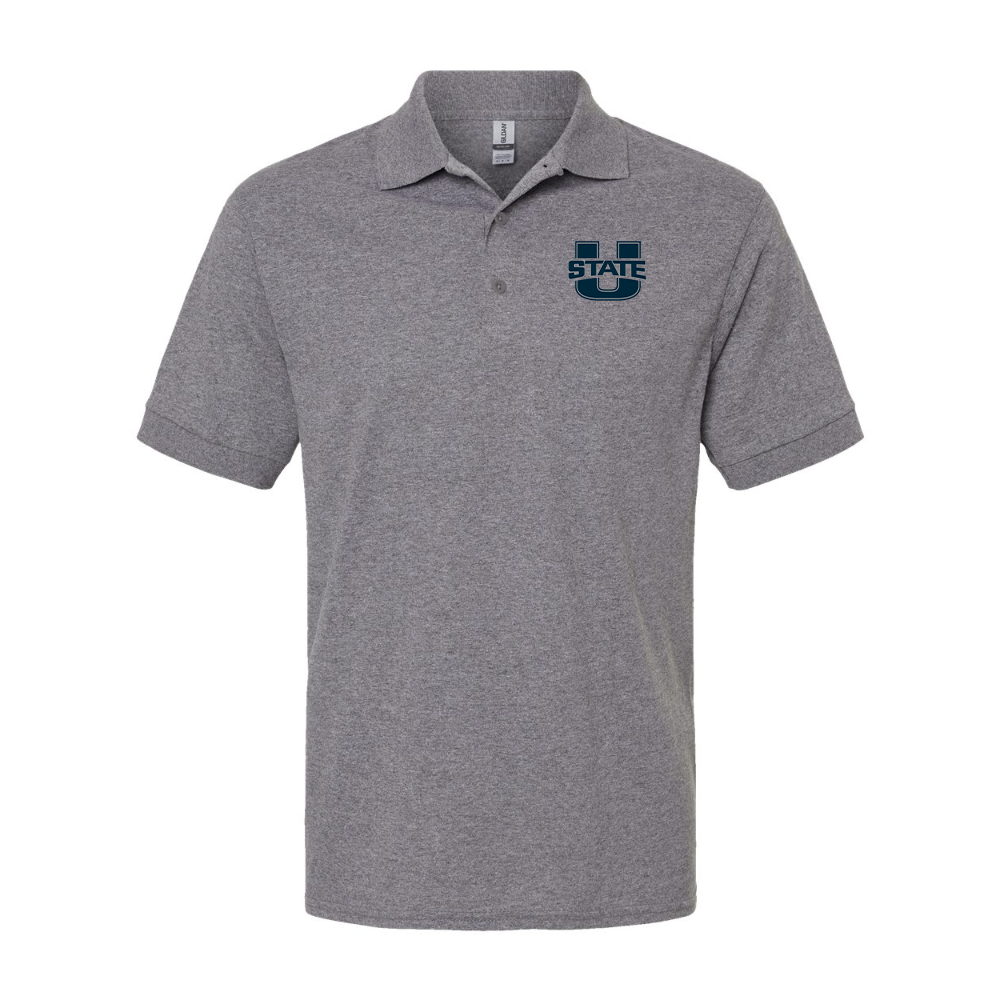 Men's Utah State Aggies Gildan Dry Blend Jersey Polo